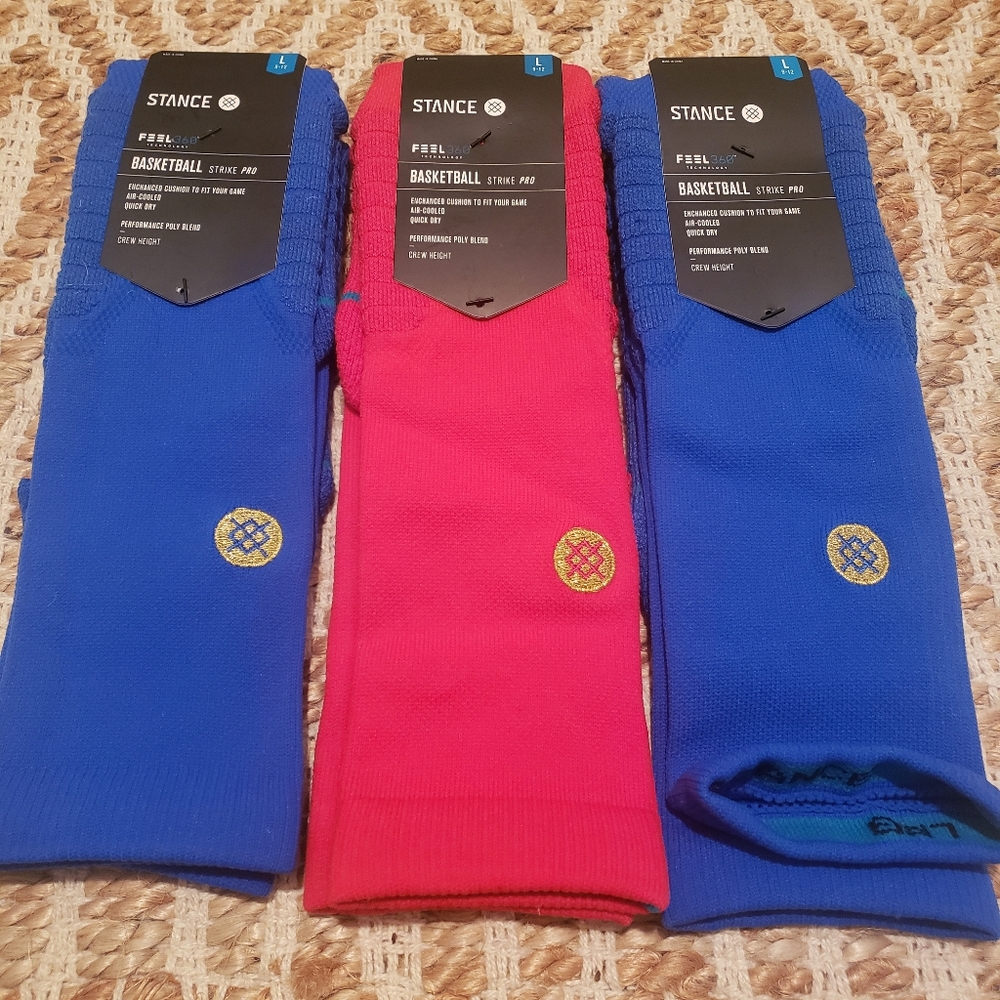 Stance Basketball Strike Pro Socks New Size Large